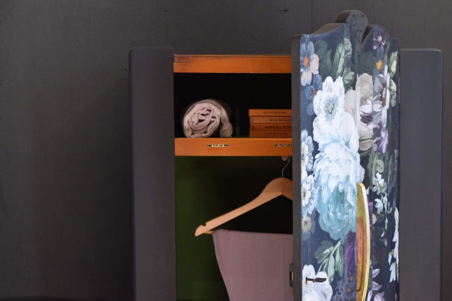Fabric Decoupage Wardrobe by Jonathon Marc Mendes
